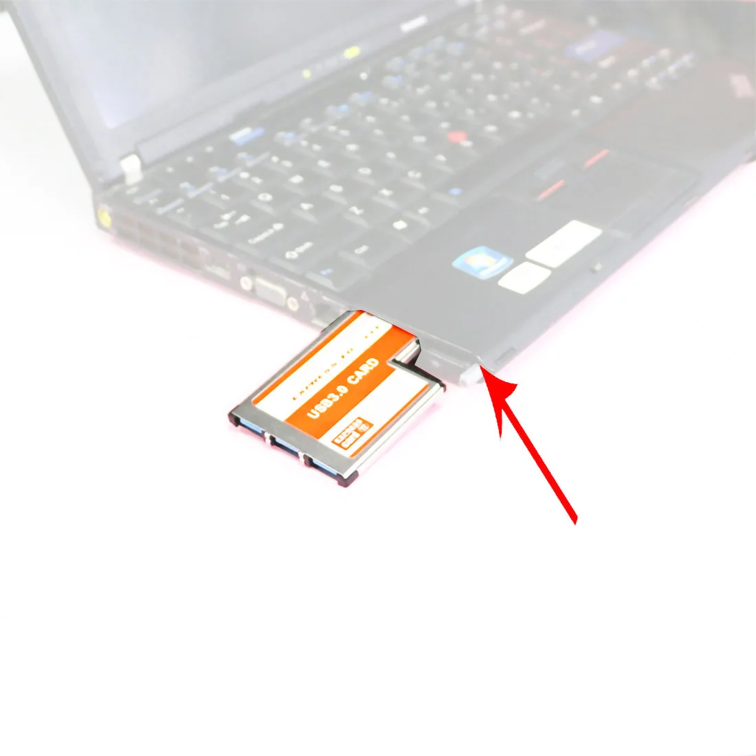 3-Ports مخفية داخل USB 3.0 إلى Expresscard 54mm USB3.0 محول محول لبطاقة Express 54mm Express ملحقات الكمبيوتر المحمول