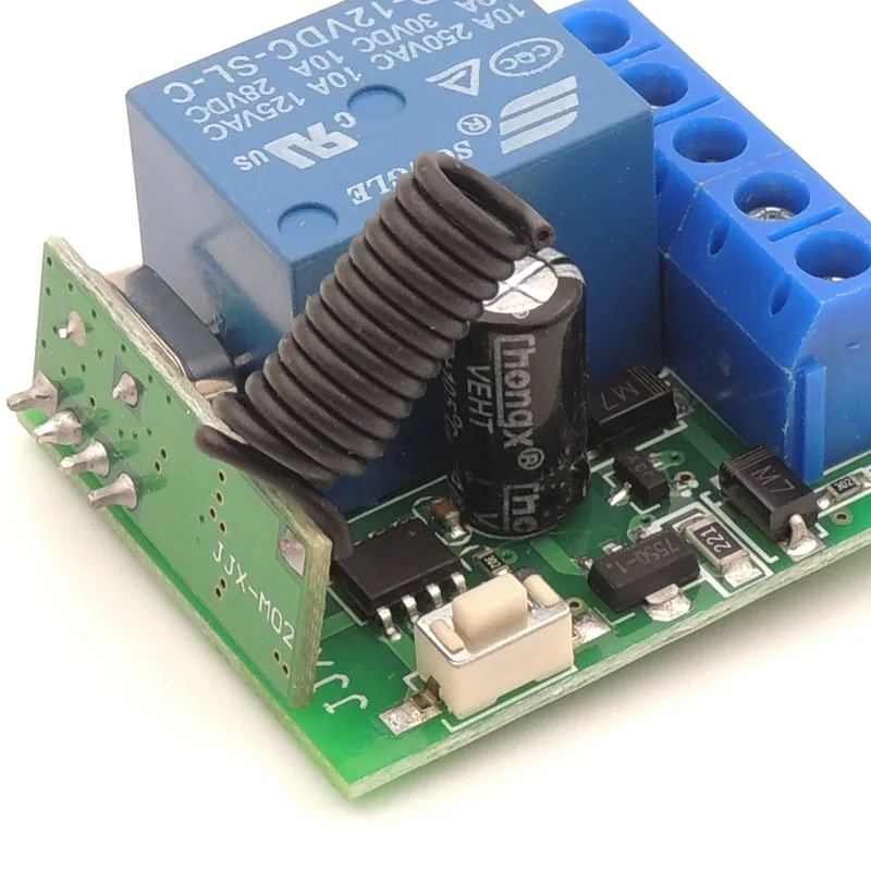 Wireless RF 433Mhz Universal DC12V 1CH Smart light switch Transmitter Garage Lamp Family Intelligence System Doors Gates Windows