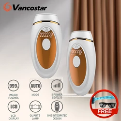Portable LCD Laser Epilator IPL Hair Removal Device 999900 Flashes Auto Mode Painless Bikini Trimmer Photoepilator for Women Men