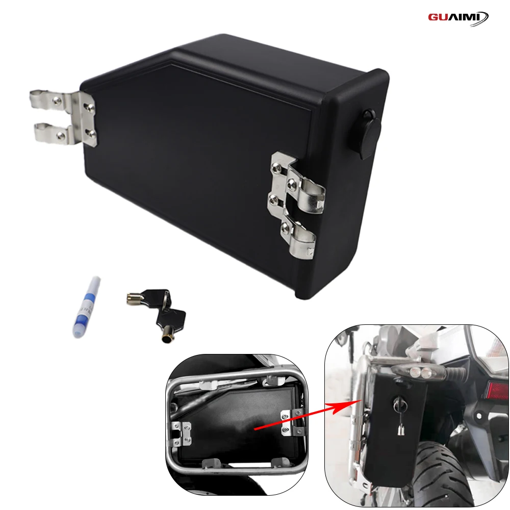 

Motorcycle Gear Box 4.2L Tool Box Plastic Waterproof For BMW R1200GS LC/ADV R1250GS Adventure F750GS F800GS