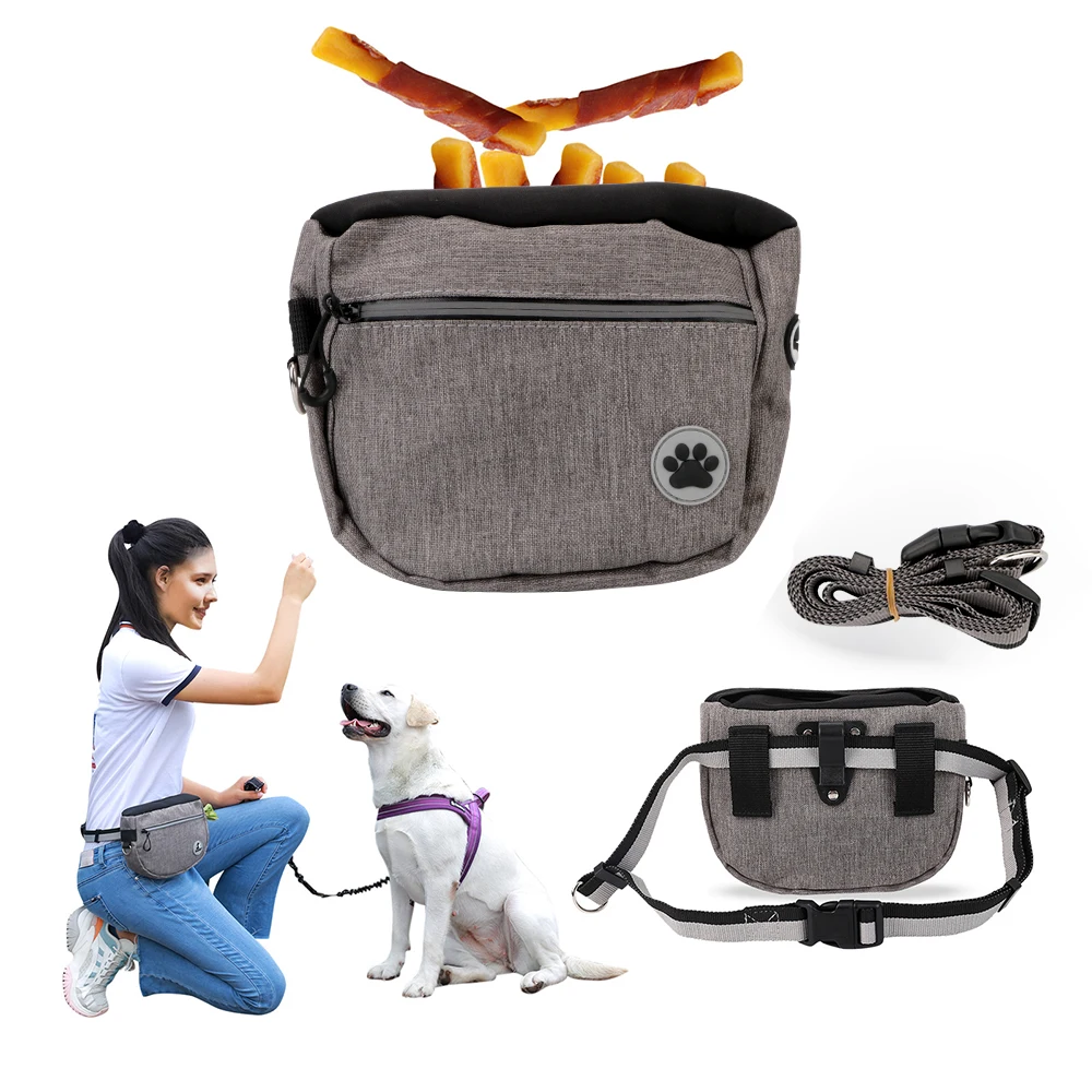 Diagonal Bag Waist Pocket Large Capacity Pet Supplies Outdoors Dog Treat Bag Multi-use Pet Snack Bag Pet Training Pouch