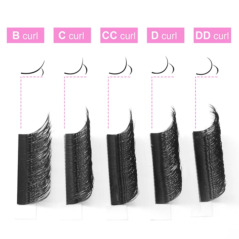 Quewel Y Shape Eyelashes Extensions Thickness 05/07MM Soft Natural Easily Grafting 8-15 MIX Individual Volume Eyelash C/D Curl