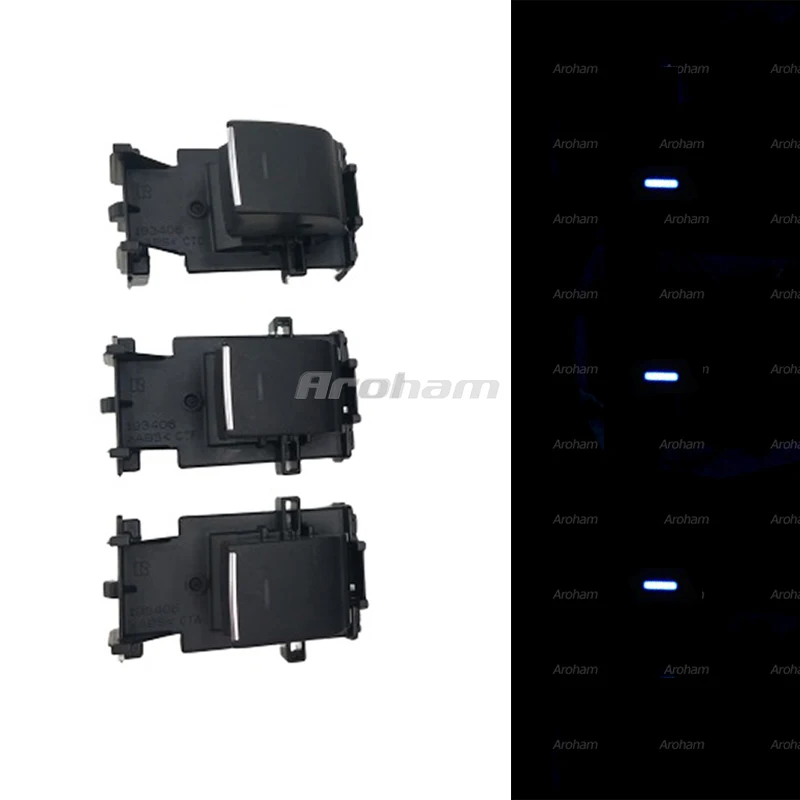 Backlight Lighted LED Power Single Window Switch Set for Toyota RAV4 RAV 4 2019 2020 Left Driving With High Quality