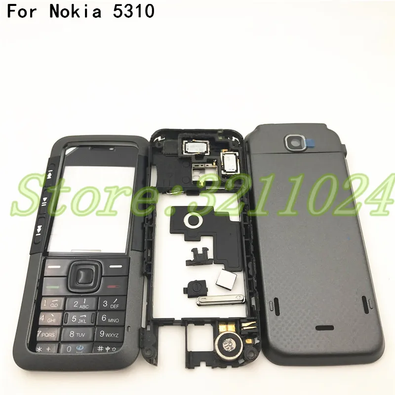 

Full Complete Mobile Phone Housing Cover Case+English Keypad For Nokia 5310