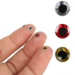 100 Uds peces artificiales ojo biónico falso cebo de Luya de señuelo de pesca de Ojos de Animal de goma cebos señuelo pescado de mar Accesorios