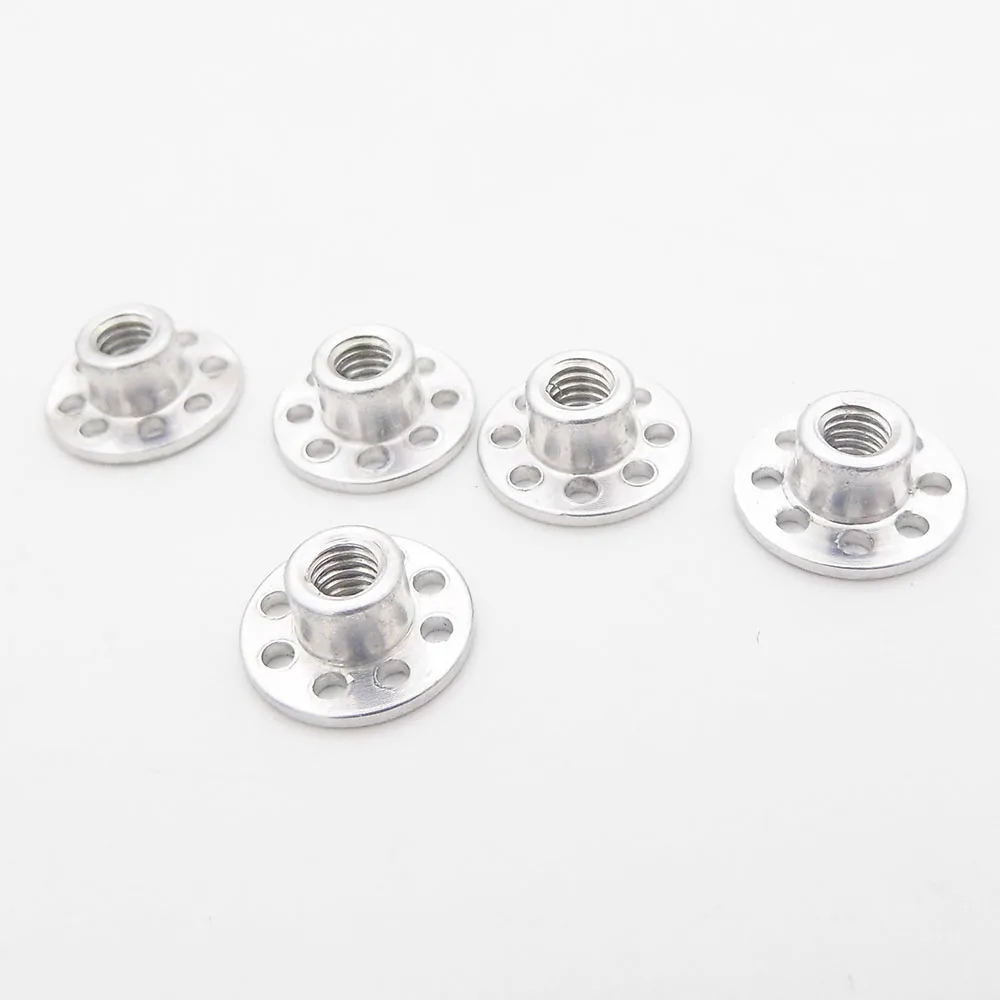 5PCS M4 Screw Nuts Flange Cabin Lid Cap Shell Door Fixing Nuts for FSR-V FSR V RC Boat MONO Yacht Boat Model Spare Parts DIY