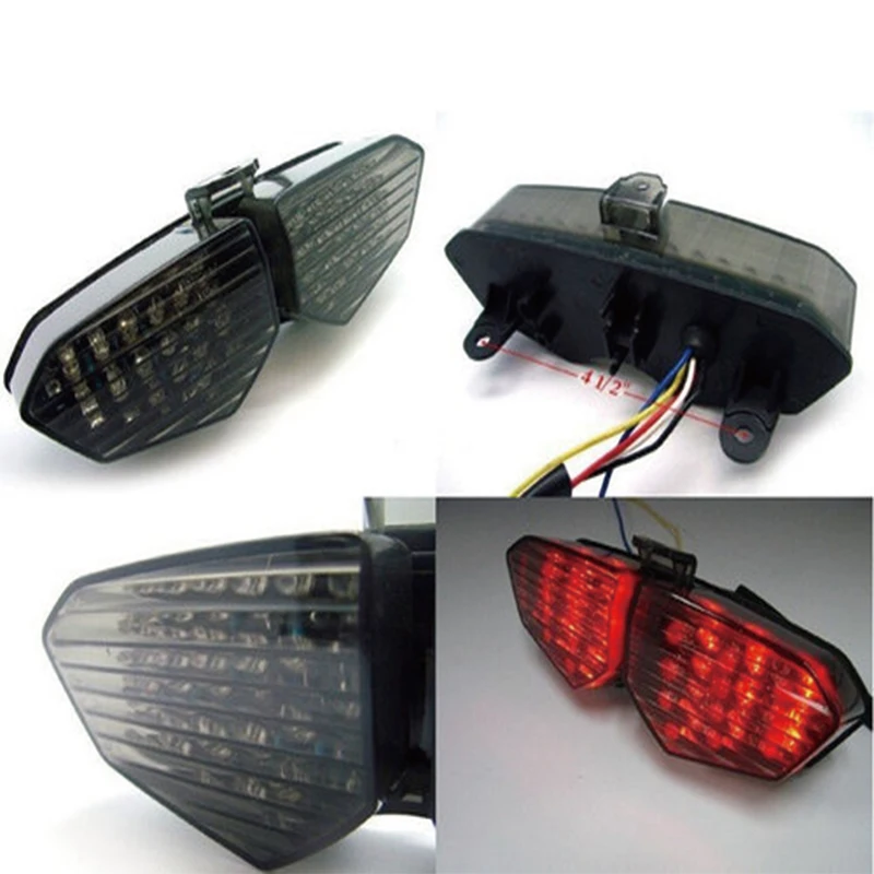 

Motorcycle LED Tail Lights Rear Brake Tail Lights Suitable For Yamaha YZF R6 2005 2004 2003