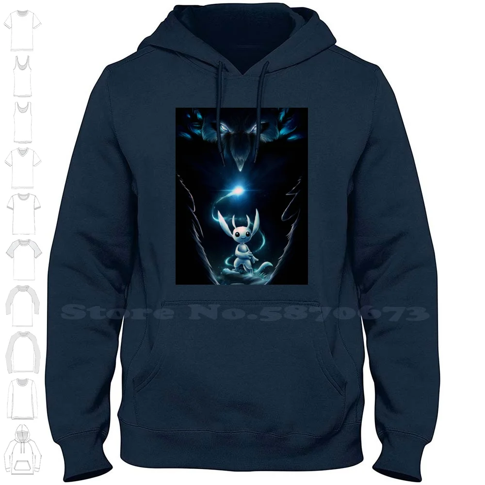 Ori And The Blind Forest Design 100% Cotton Hoodie T-Shirt Ori And The Blind Forest Fan Art Ori And Trend Moon Studios Sein