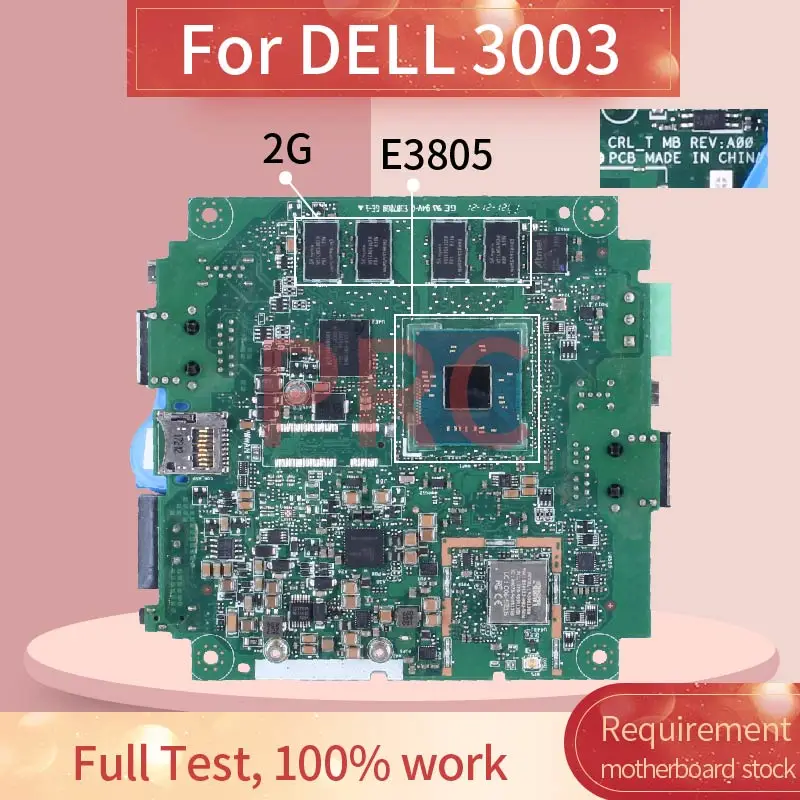 

Материнская плата для ноутбука DELL 3003 E3805 0G1PPH SR20Y 2 Гб