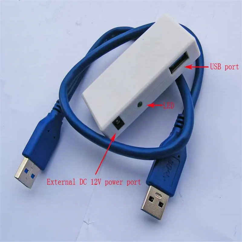 Easy-drive cable USB 3.0 to 2.5-inch SATA, another 12-volt power supply can be connected to 3.5-inch SATA hard disk