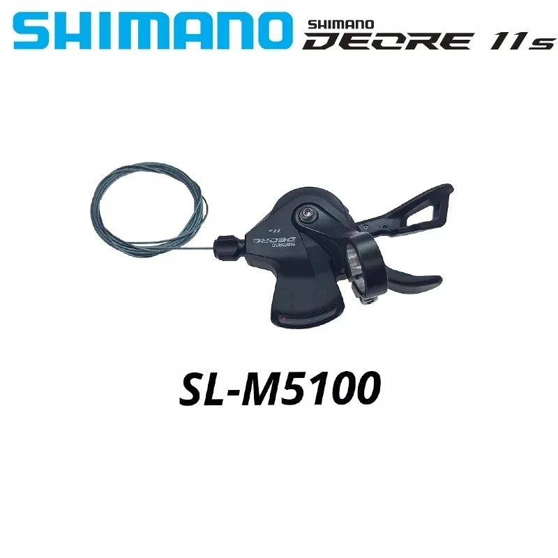 SHIMANO DEORE M5100 M5120 1x11 Speed Groupset MTB Mountain Bike Contains Shift Lever Rear Dearilleur Cassette Chain 11V RD-M5120