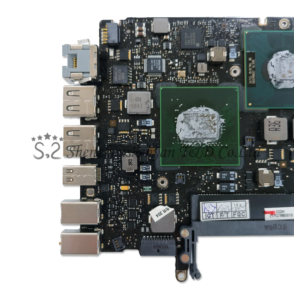اللوحة الأم للكمبيوتر المحمول A1278 لماك بوك برو 13 "EMC 2254 A1278 لوحة المنطق 2.0 جيجا هرتز P7350 2.4 جيجا هرتز P8600 820-2327-A أواخر 2008 #6