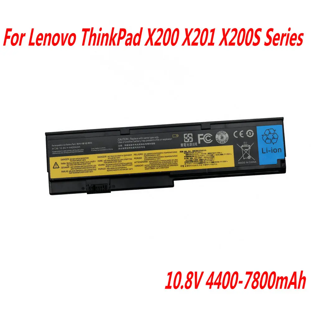 

High Quality 6 / 9 Cells Laptop Battery For Lenovo ThinkPad X200 X201 Series 42T4534 42T4535 42T4542 42t4543 42T4650 42T4835