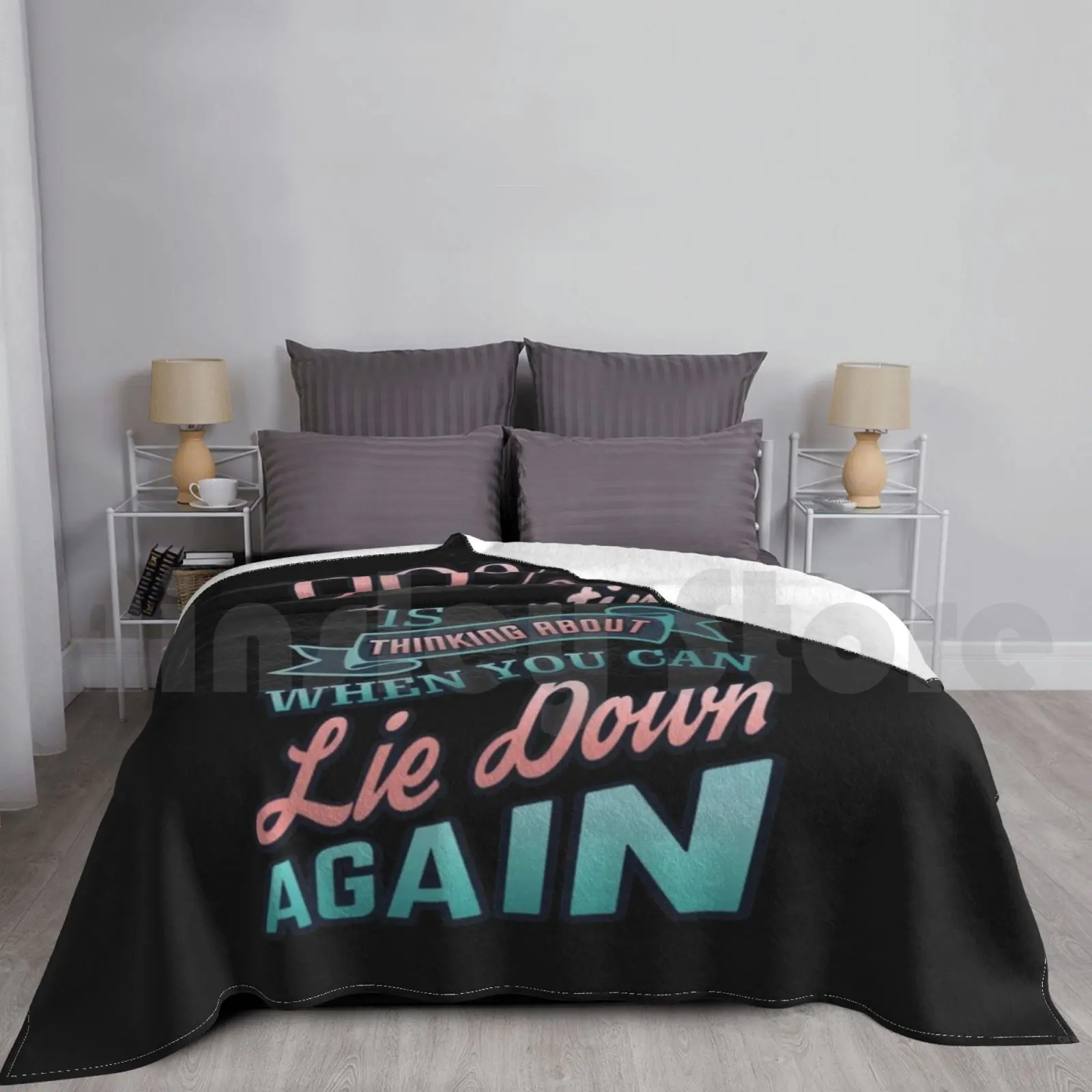 

90% Of Parenting Thinking When Can Lie Down Again Blanket Fashion Custom Father Mom Life Family Dad Parenting