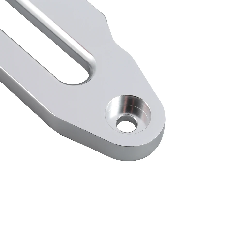 13000lbs Winch Rope Guide Hawse Aluminum Fairlead For Off-Road 4WD Mounting Hole Distance 254mm