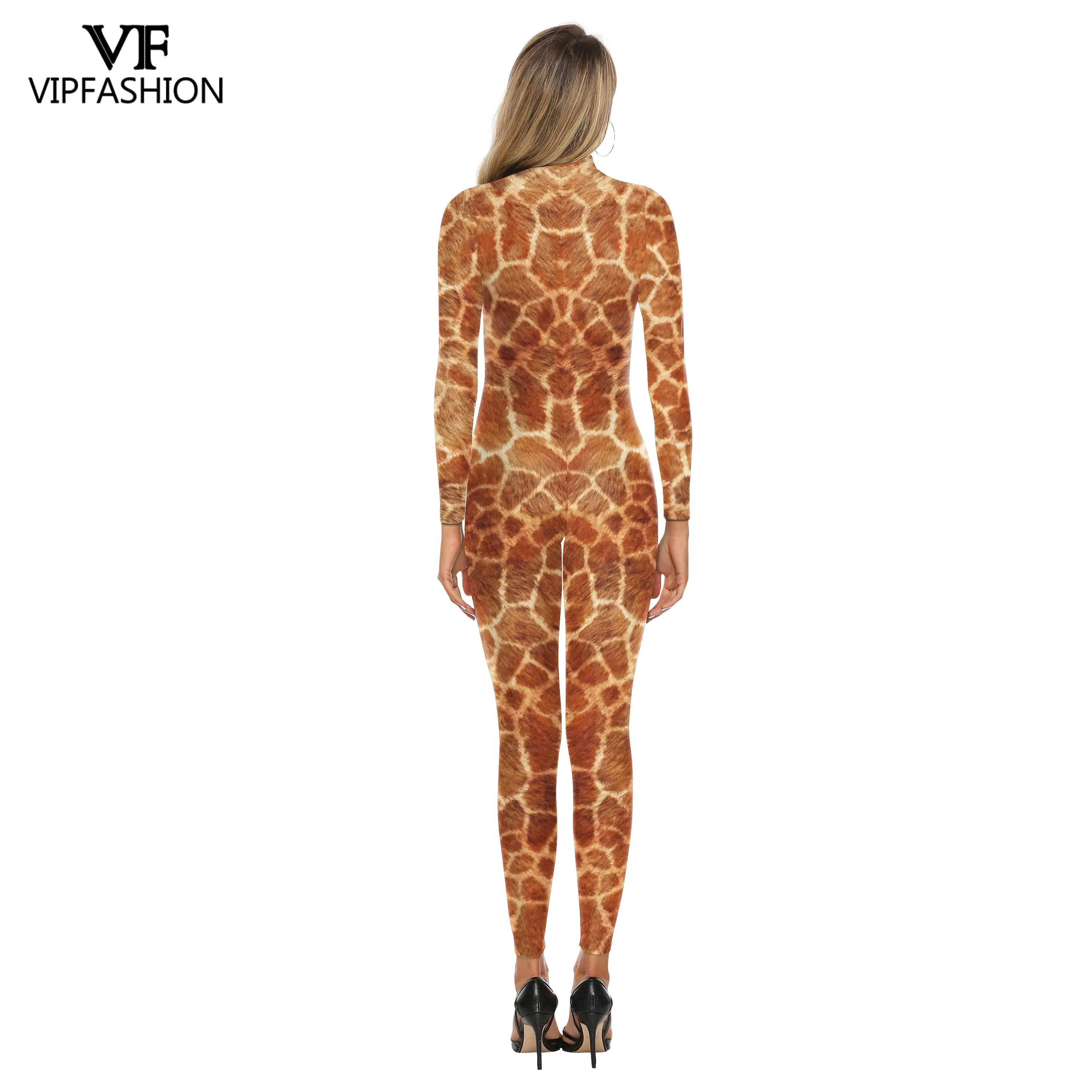 VIP moda donna uomo stampa 3D Spandex animale leopardo muscolo costumi Cosplay carnevale festa tuta tute completi