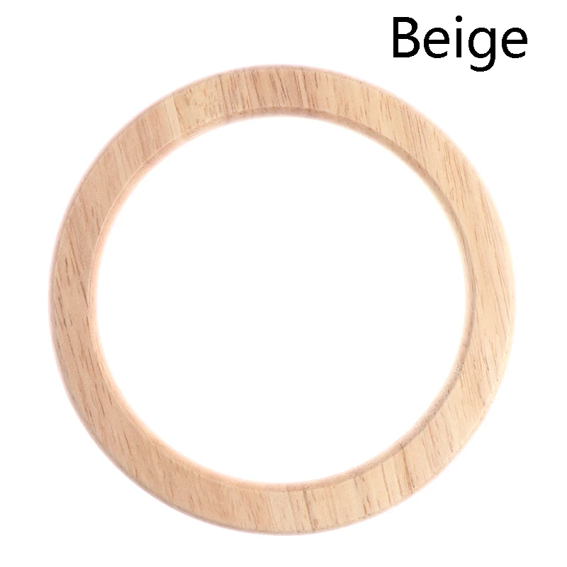 1pc D Round Handcrafted Wooden Handle for Handmade Handbag DIY Tote Purse Frame Making Bag Hanger Bag Strap Tote Bag Accessories