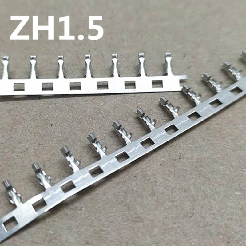 100 szt. ZH 1,5 mm żeńskie złącze wtykowe z końcówką zaciskaną 1,5 skok ZH1,5