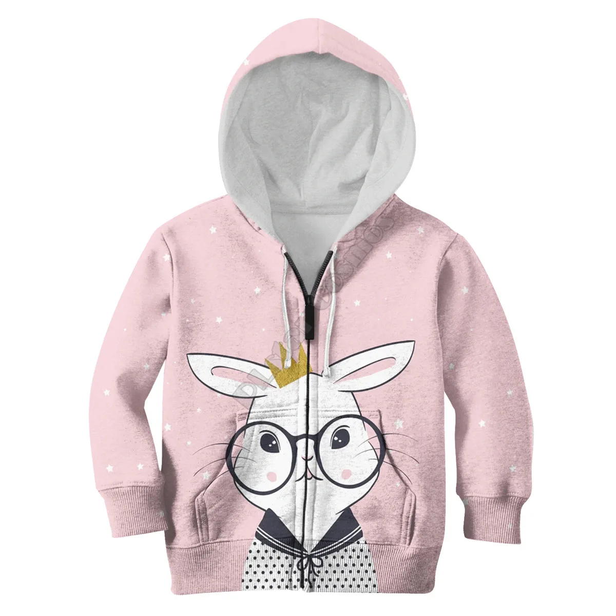 Innocence Rabbit 3d printed Hoodies Kids Pullover Sweatshirt Tracksuit jacket t shirts Coat Boy GIRL Funny Animal