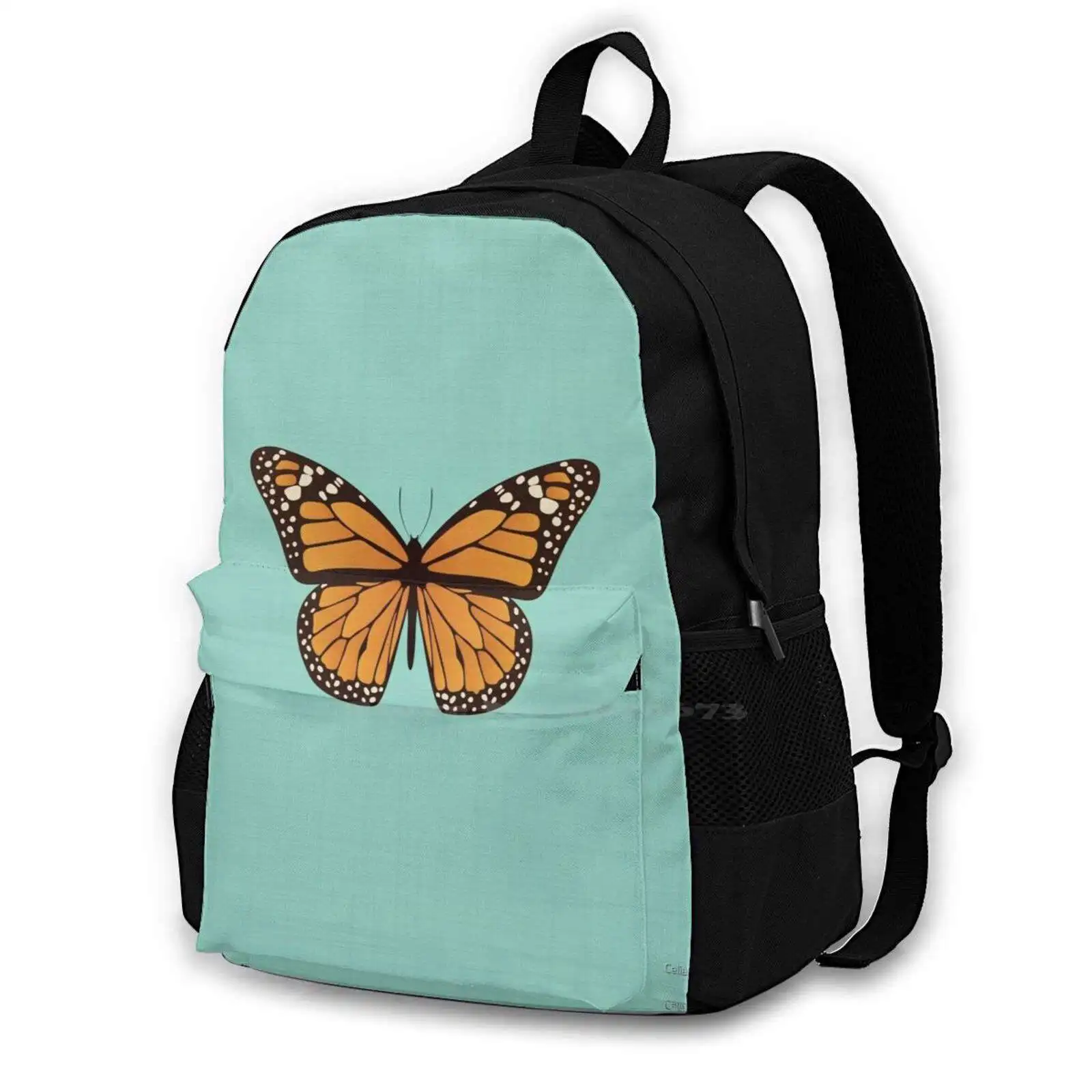 Mochilas de mariposa Monarch para hombres, mujeres, adolescentes, bolsos para niñas, ilustración de mariposa Monarchbutterfly, ilustrador