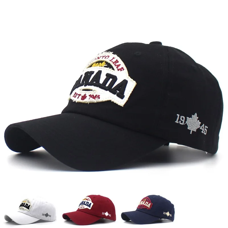 

Fashion New CANADA Baseball Cap Women Hip-hop Street Sun Hat Men Daily Wear Cotton Truck Caps Gift For Lovers