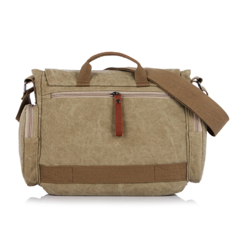 Men\'s Vintage Messenger Bags Quality Canvas Shoulder Bag Men Casual Business Crossbody School Bag Sports Printing Travel Handbag