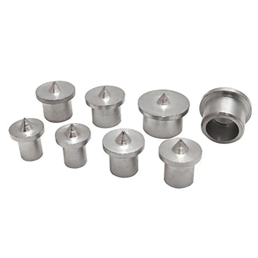 8pcs Solid Dowel Pins Center Point Set 6/8/10/12mm Woodworking Dowel Tenon Center Set For Woodworking Tool Power Accessories #BO