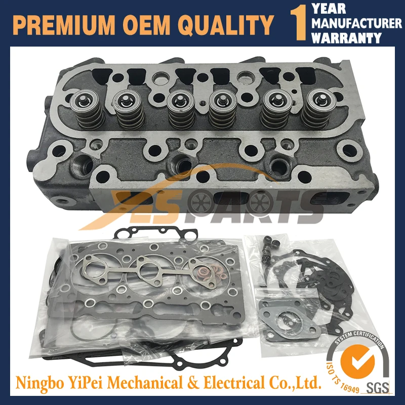 

D1005 New Complete Diesel Cylinder Head+ Head Gasket for Kubota