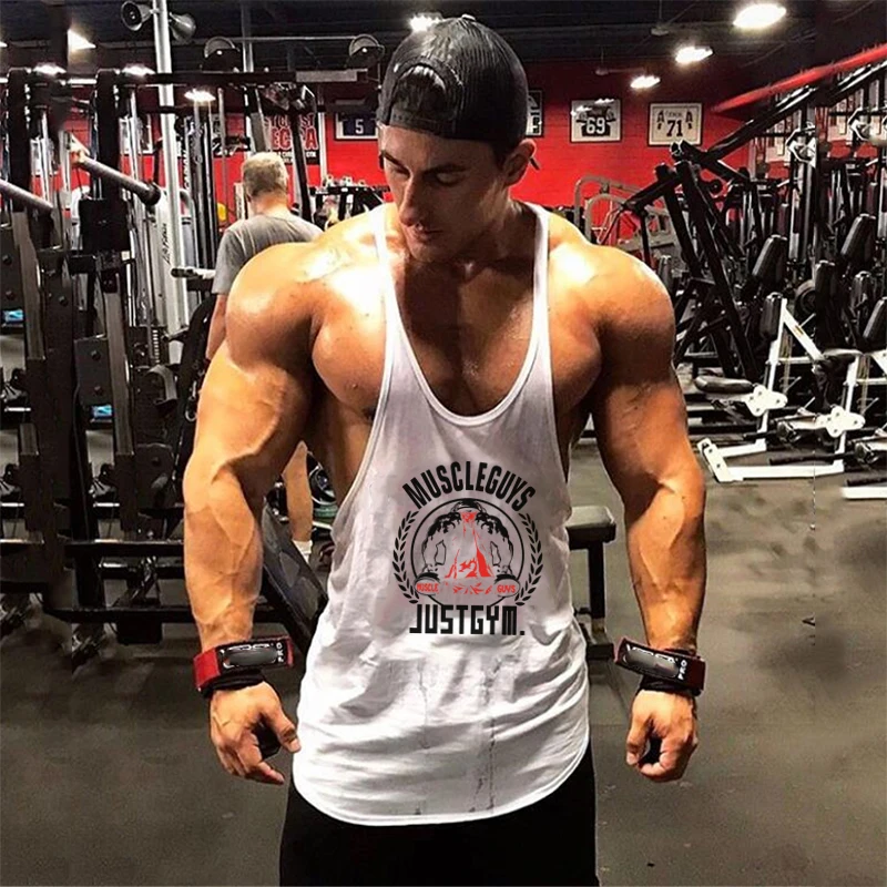 Bodybuilding Tank Tops Men Anime funny sleeveless shirt Fitness Clothing gym Stringer vest Muscle singlets