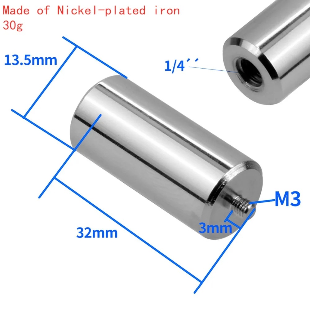 20g 25g 30g 100g Clump Gewicht Handheld Gimbal Gegengewicht Kalibrierung Balance Gewichte für Kamera Mobile stabilisator Halterung – Detail 24