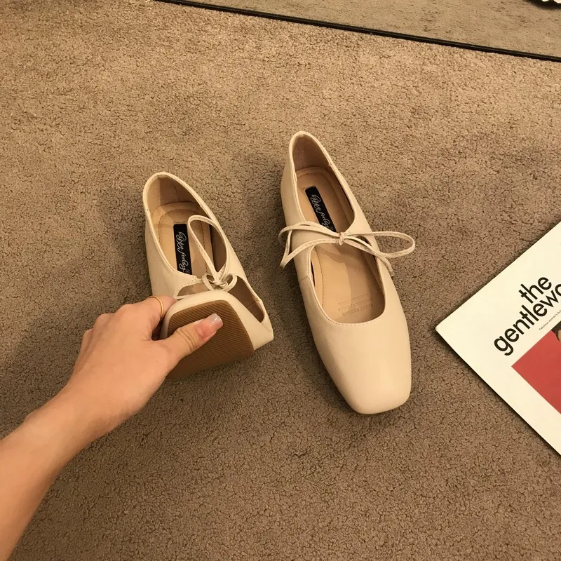 2024 Women Casual Flats Comfortable Soft Boat Shoes Loafers Ballerina Shallow Round Toe Ballet Flat Shoes Women Slip On Side