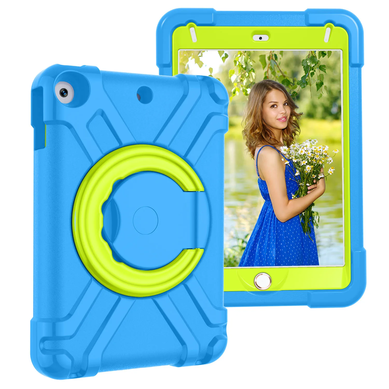 

Case For iPad Mini 5 4 EVA Foam Shockproof Hand-held Stand Kids Safe Tablet Cover For iPad mini4 mini5 2019 A2126 A1550 A1538