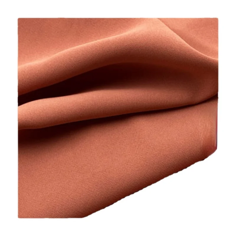 

Width 59'' Solid Color Simple Thin High Grade Smooth Ice Silk Drape Fabric By The Yard For Shirt Dress Material