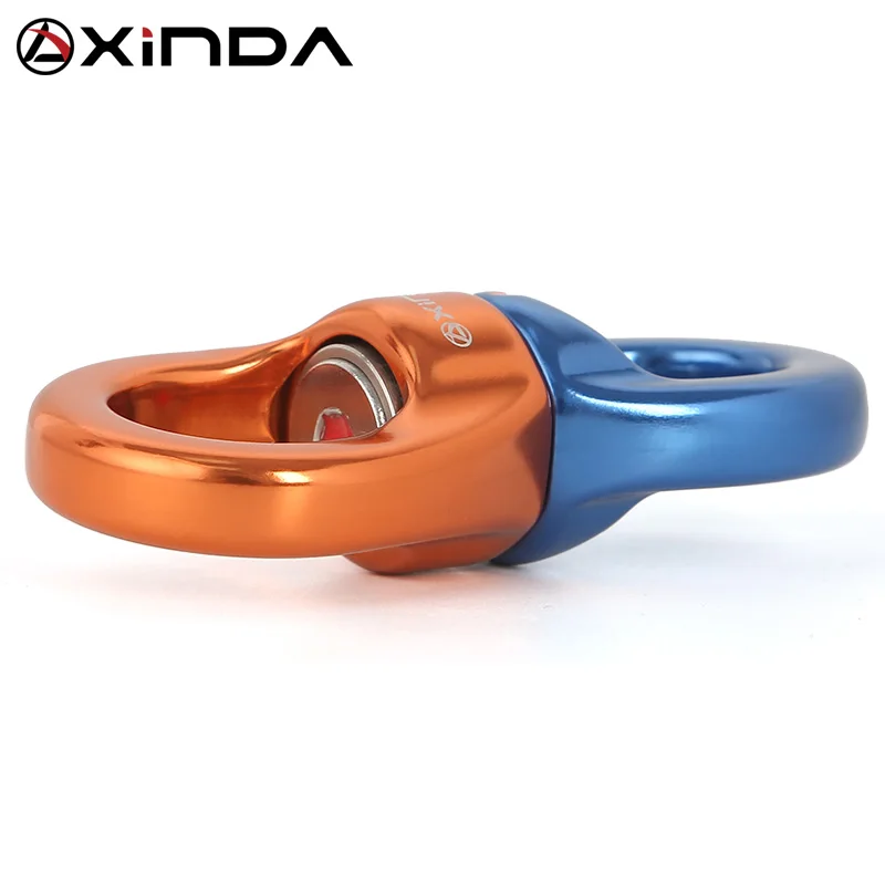 XINDA Professional Outdoor Rock Climbing Universal Wheel Fixing Device Rotary Connector High Altitude Top Yoga Universal Ring