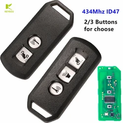 KEYECU Motorcycle Scooter Smart Keyless 434Mhz ID47 Key Remote For Honda K35V3 ADV SH 150 Forza 300 125 PCX150 2015-16 2017-2019