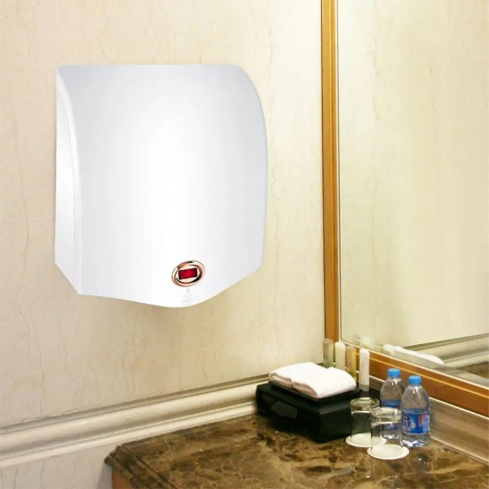 Intelligent Hotel Hand Dryer Fully Automatic Infrared Hand Dryer Commercial Temperature Display secador pared  hotel