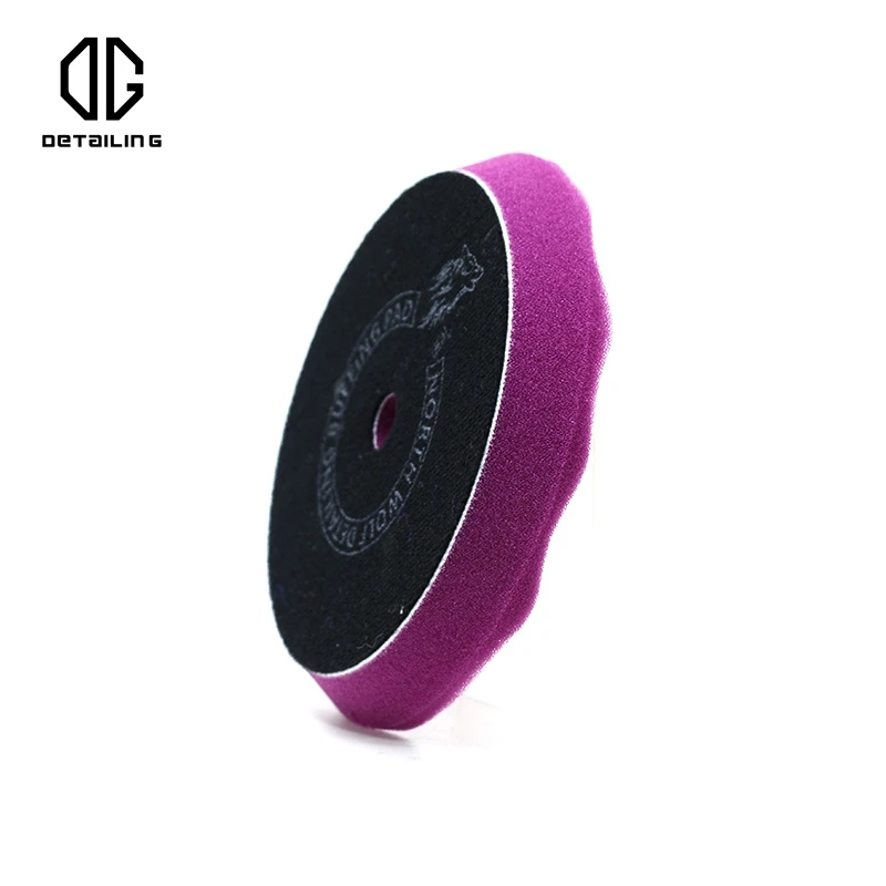 5 inch Newest Wave Sponge Auto Care Purple Cutting Pad 5inch Foam Buffing and Polishing Pad