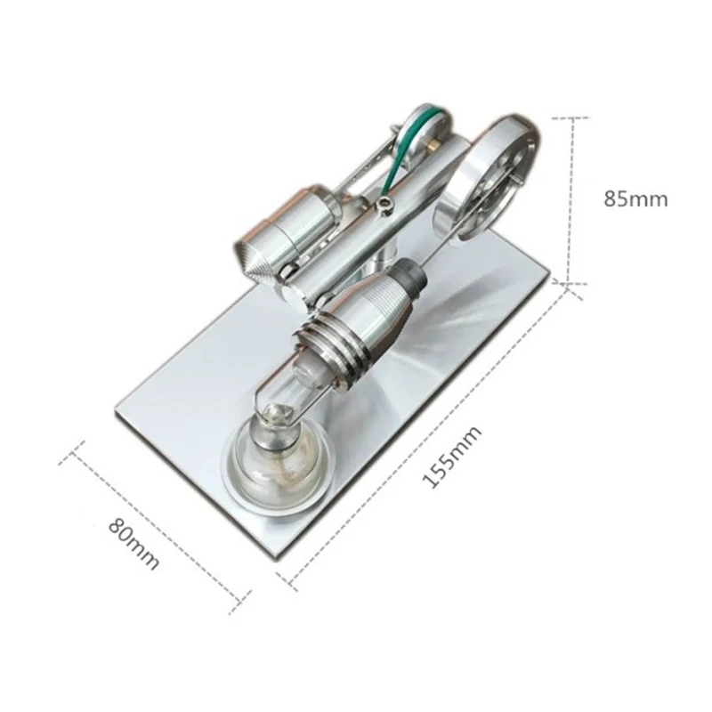 Stirlingmotor Stoommachine Speelgoed Hobby Springing Motor Kit Generator Model Science Experiment Gift Motor Auto Mini Motor Model