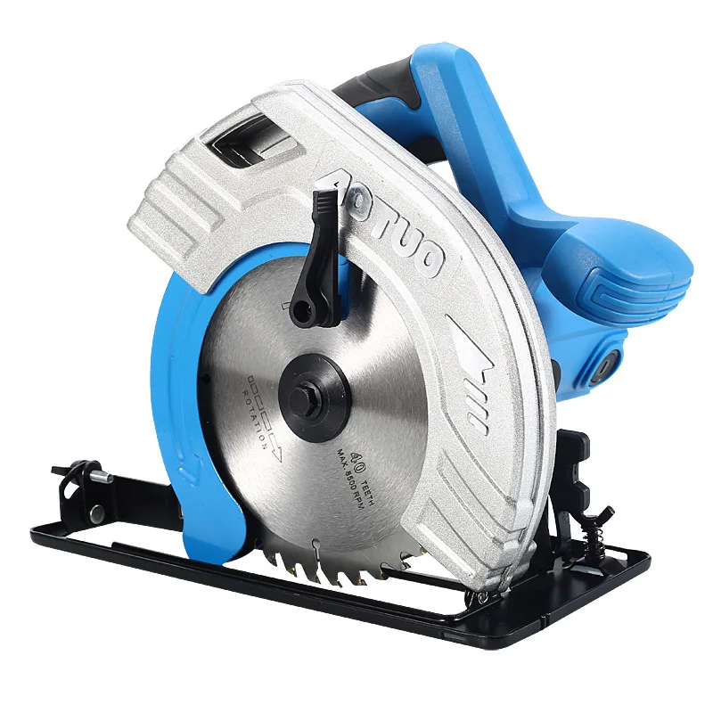 Electric woodworking circular saw 1380W 7 inch multi-function cutting machine household small flip saw circular saw