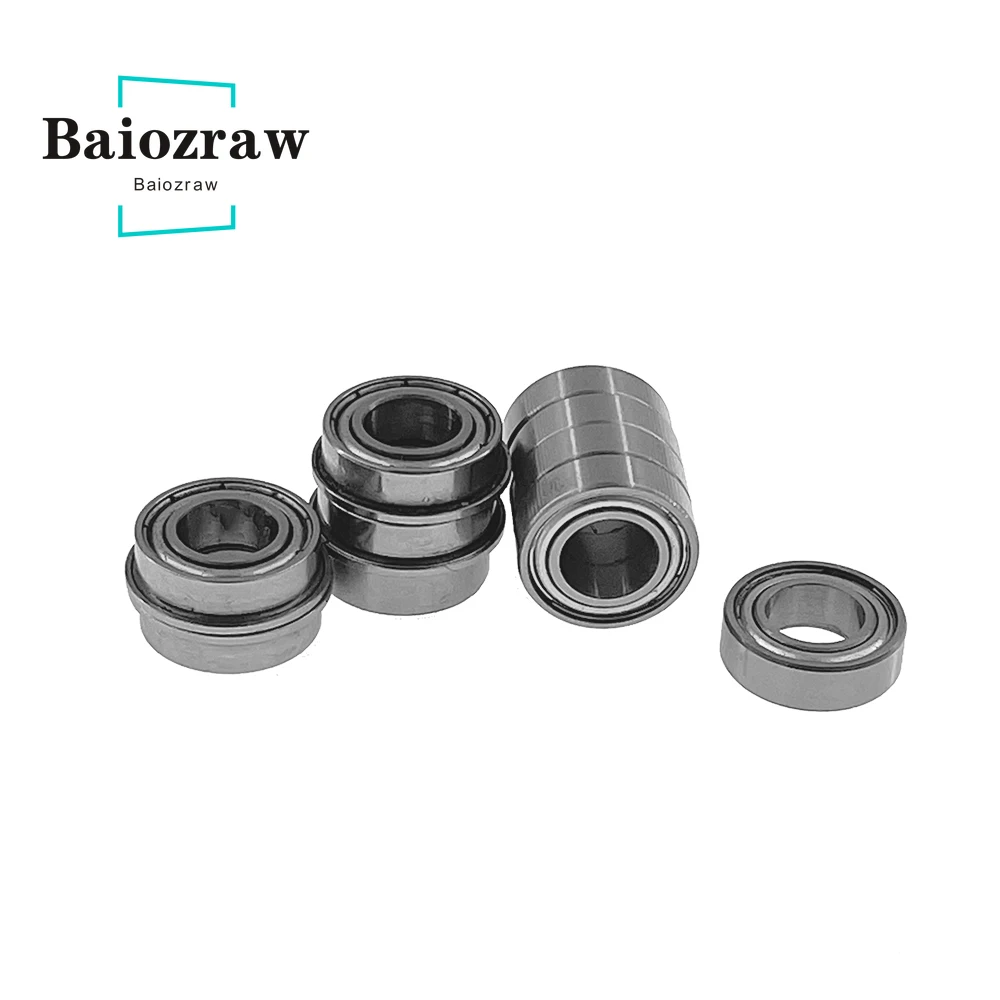 Baiozraw rodamientos 10 Uds ABEC-1 MR63 ABEC-3 MR63 ABEC-5 MR63 3x6x2.5mm rodamiento de bolas en miniatura 3D piezas de la impresora