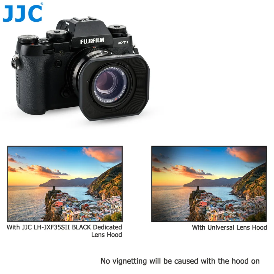 Jjc-Fujifilm用のLH-XF35-2メタルレンズ,xc 35mm f2およびxf 23mm