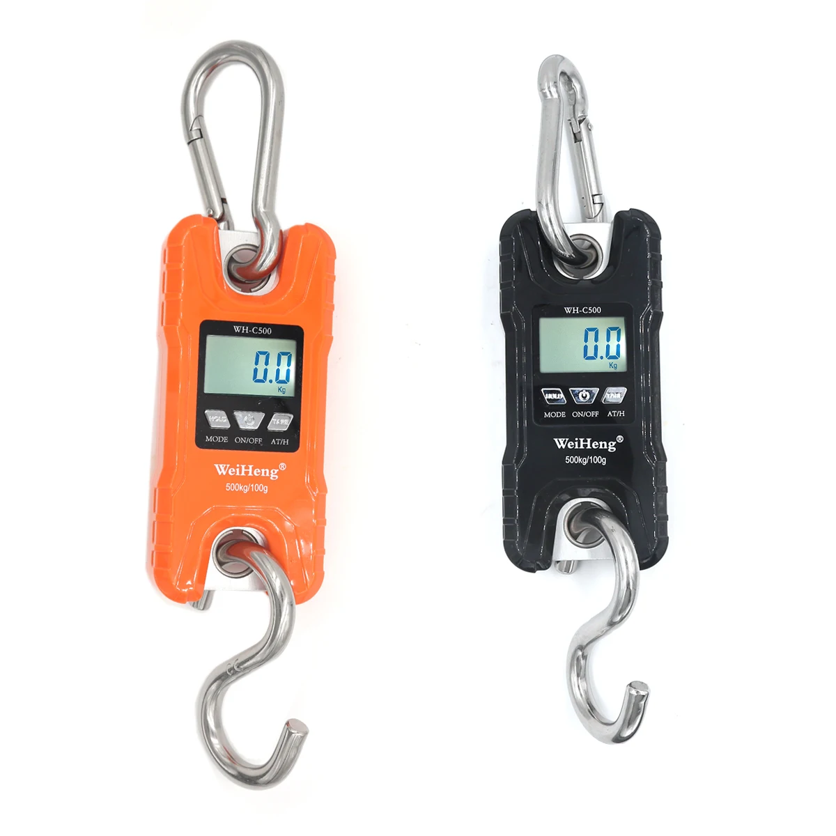 

500kg LCD Digital Display Scale Portable Hanging Hook Scale Double Accuracy Fishing Travel Mini Electronic Weighing Scale