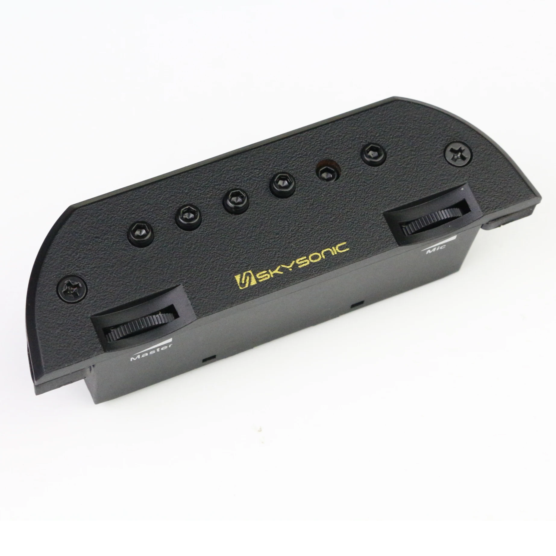 Skysonic T-903 Active Acoustic Guitar Sound Hole Pickup Humbucker with Microphone, Clear Sound with Tone and Volume Control