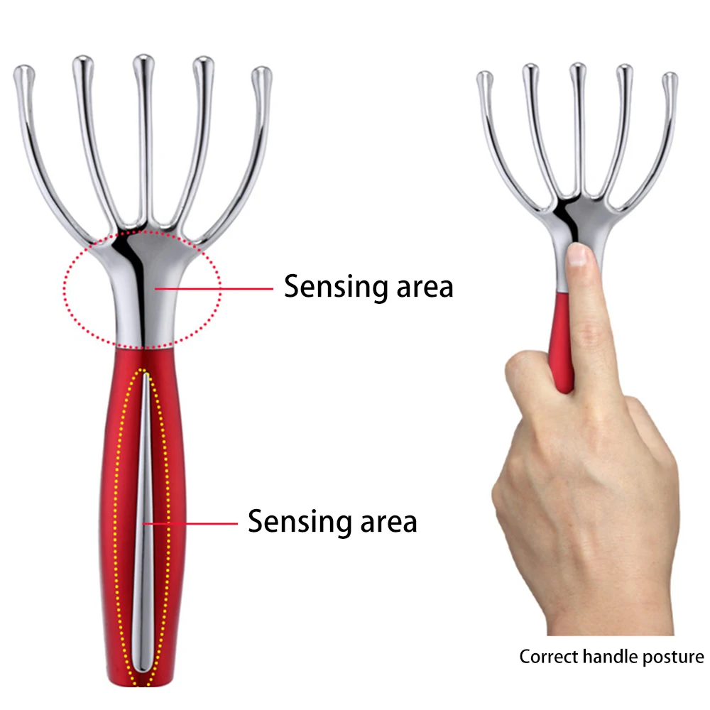 Massageador de cabeça elétrico 2021, garra de cura do pescoço, anti-estresse, alívio da dor, crescimento do cabelo, joelho do corpo, ferramenta de alívio de vibração