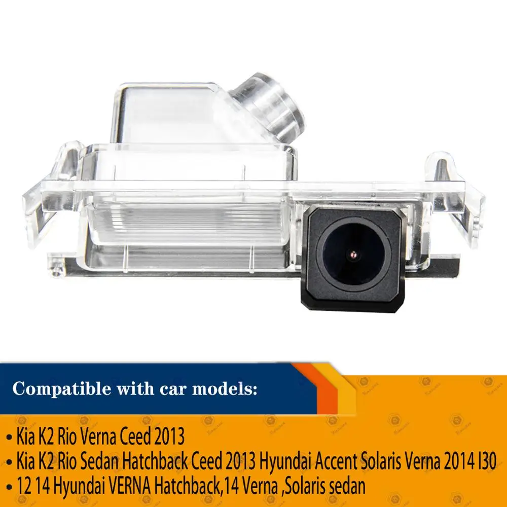 HD 1280x720p Reversing Camera Rear View Backup Camera for Kia K2 Rio Sedan Hatchback Ceed Hyundai Accent Solaris Verna Sonata