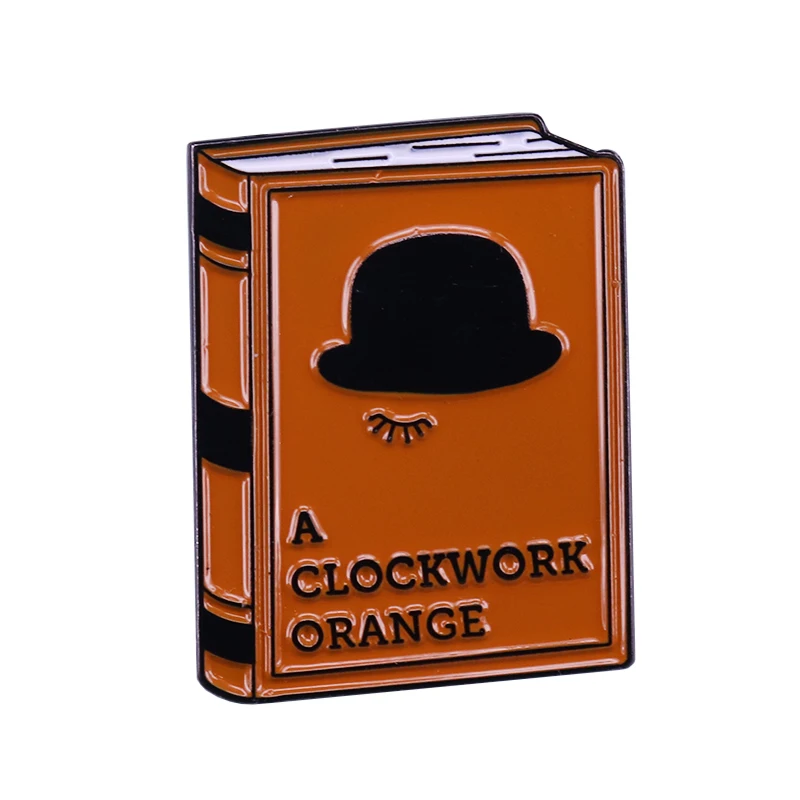 A Clockwork Orange Pin Anthony Burgess Novel Horror Fans Literary Gift Stanley Kubrick Cult Movie Sci-Fi Punk Art Collection