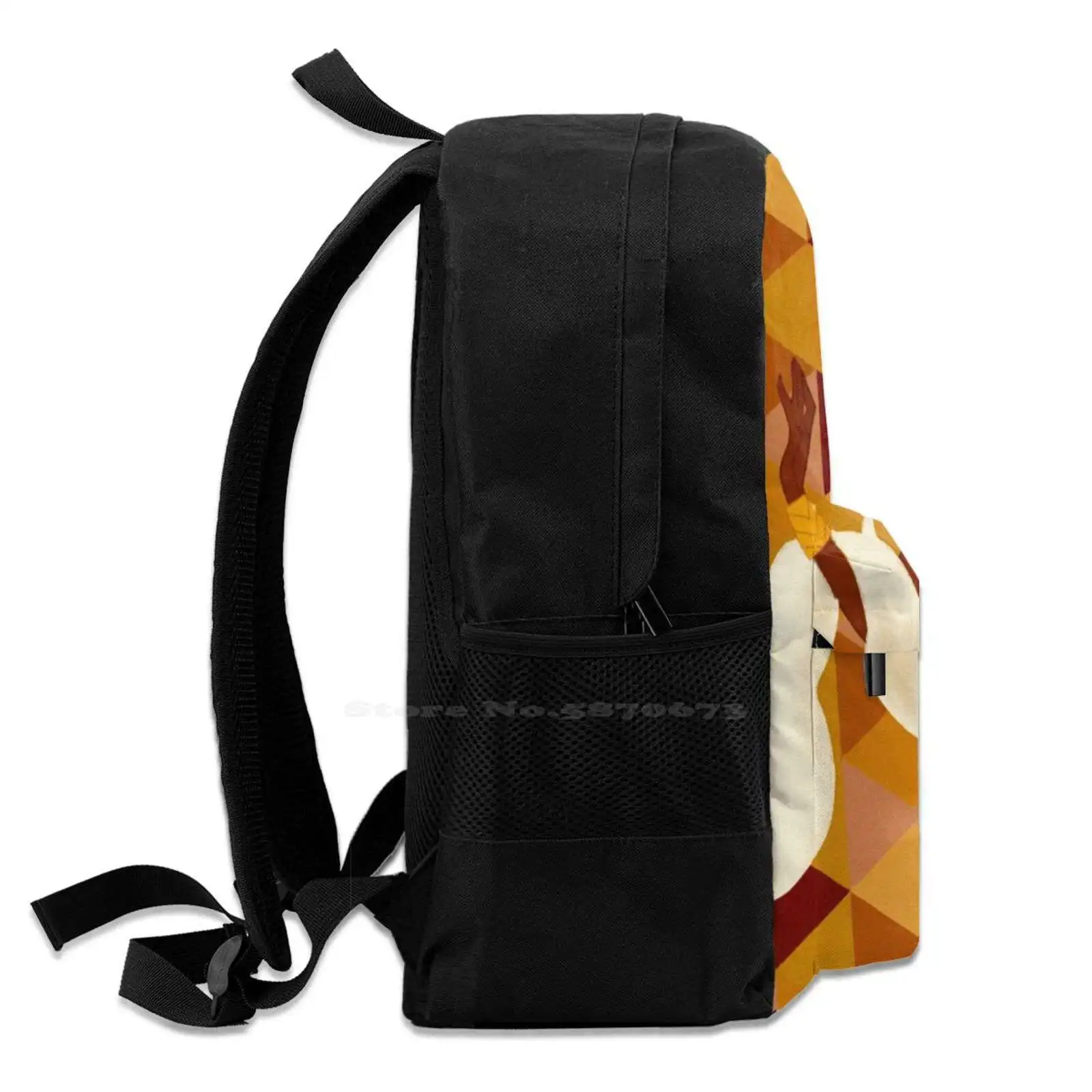 1920S Princess Large Capacity School Backpack Laptop Bags Illustrator Princess