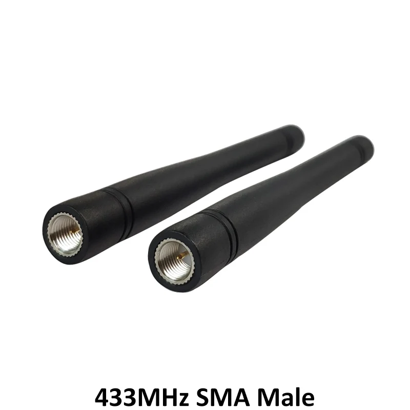 GRANDWISDOM 10pcs 433mhz antenna 3dbi sma male lora antene pbx iot module lorawan signal receiver antena high gain