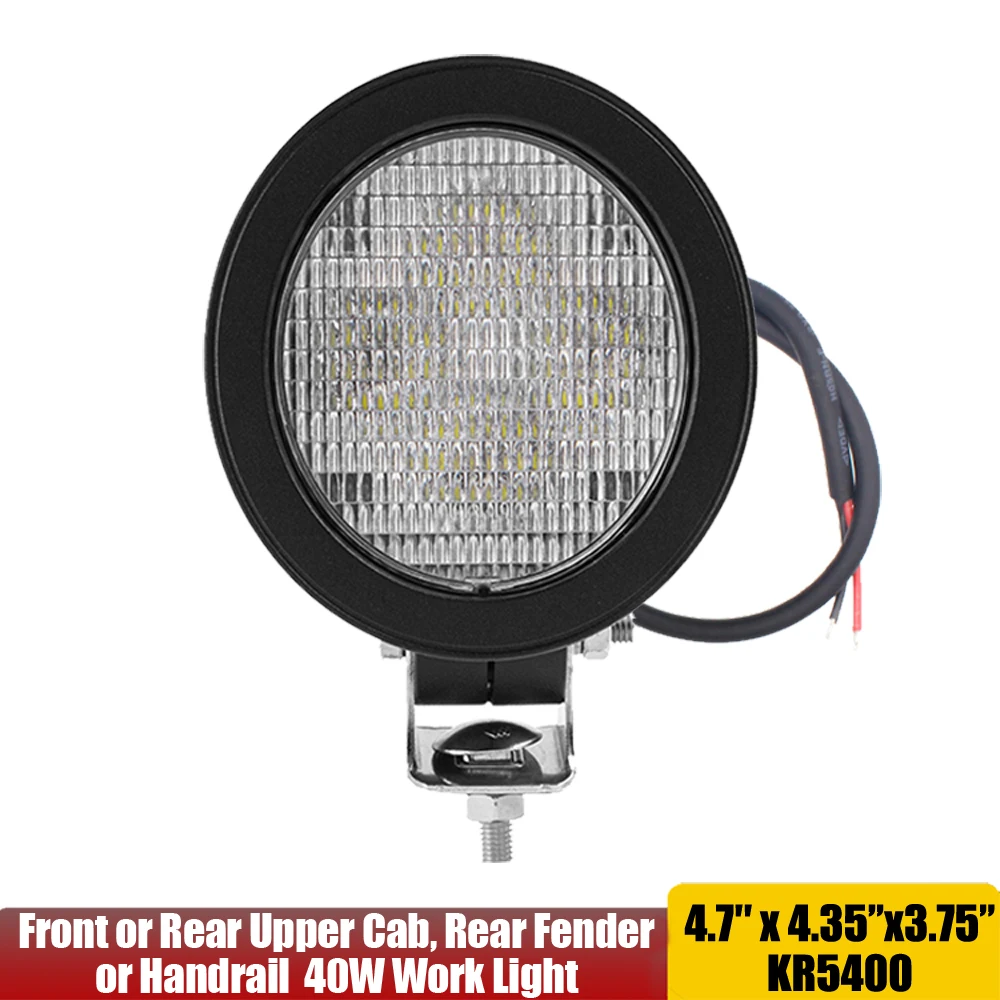 RE567623 Oval 40W Led Flood Lamps For John Deere Tractor 6120,6220,6320,6420,6230,6330,6430,7220,7320, 7420, 7520+ x2Pcs/Lots