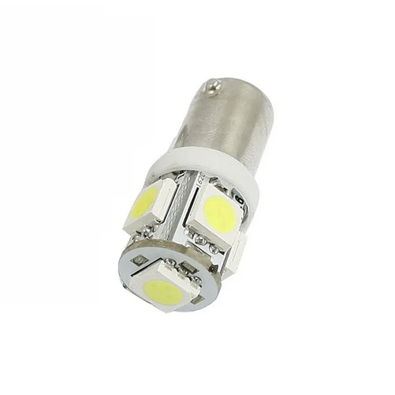 BA9S T4W 5050 5SMD Car LED Interior Lamp Side Marker Backup Tail Reading Bulb License Plate Lights 12V White Green Red Blue